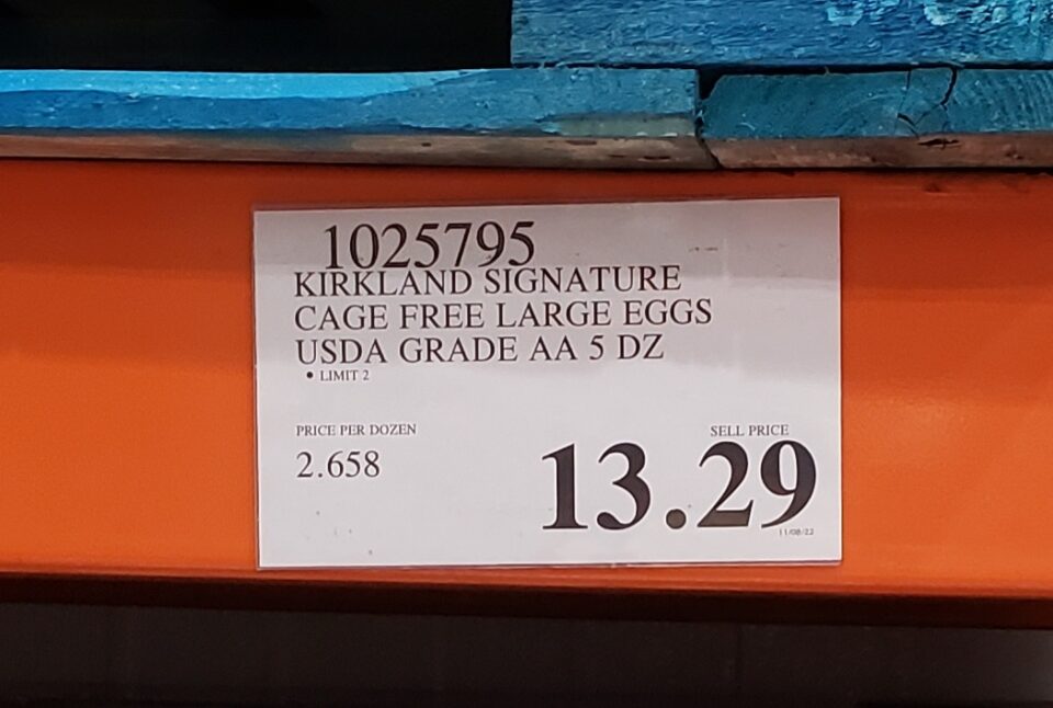 Kirkland Signature Large Eggs, Cage Free, 5 Dozen